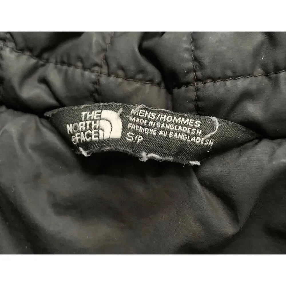 The North Face Black Quilted Brecon Jacket Coat mens sz S